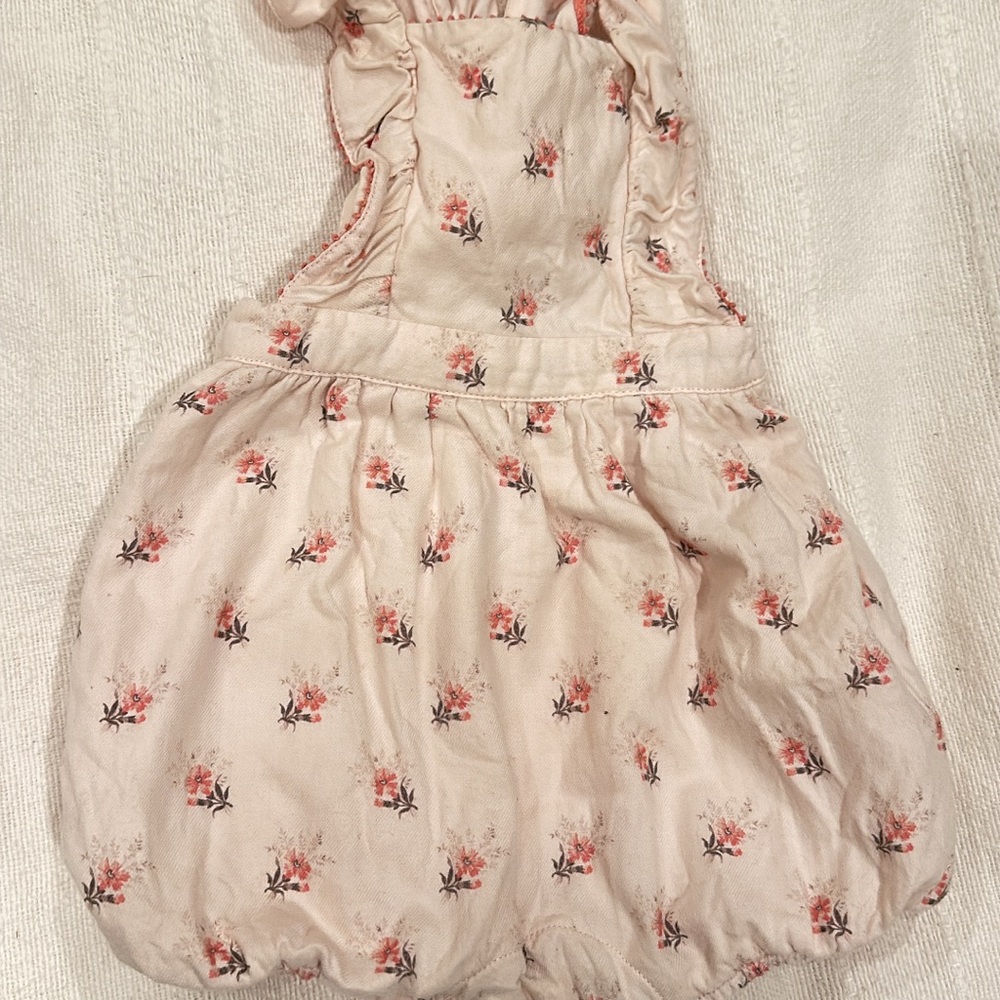 Tartine et Chocolat Pink Floral Romper
